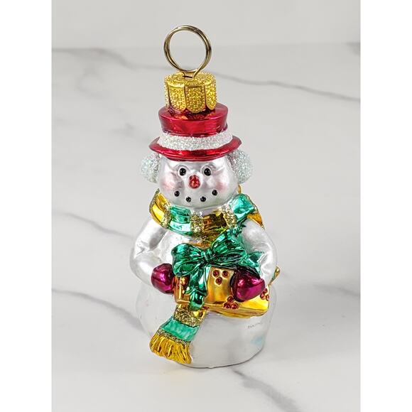 TWC Christmas Tree Ornaments Santa Snowman Nutcracker 4" Resin 90s Holidays x4 - Picture 3 of 15